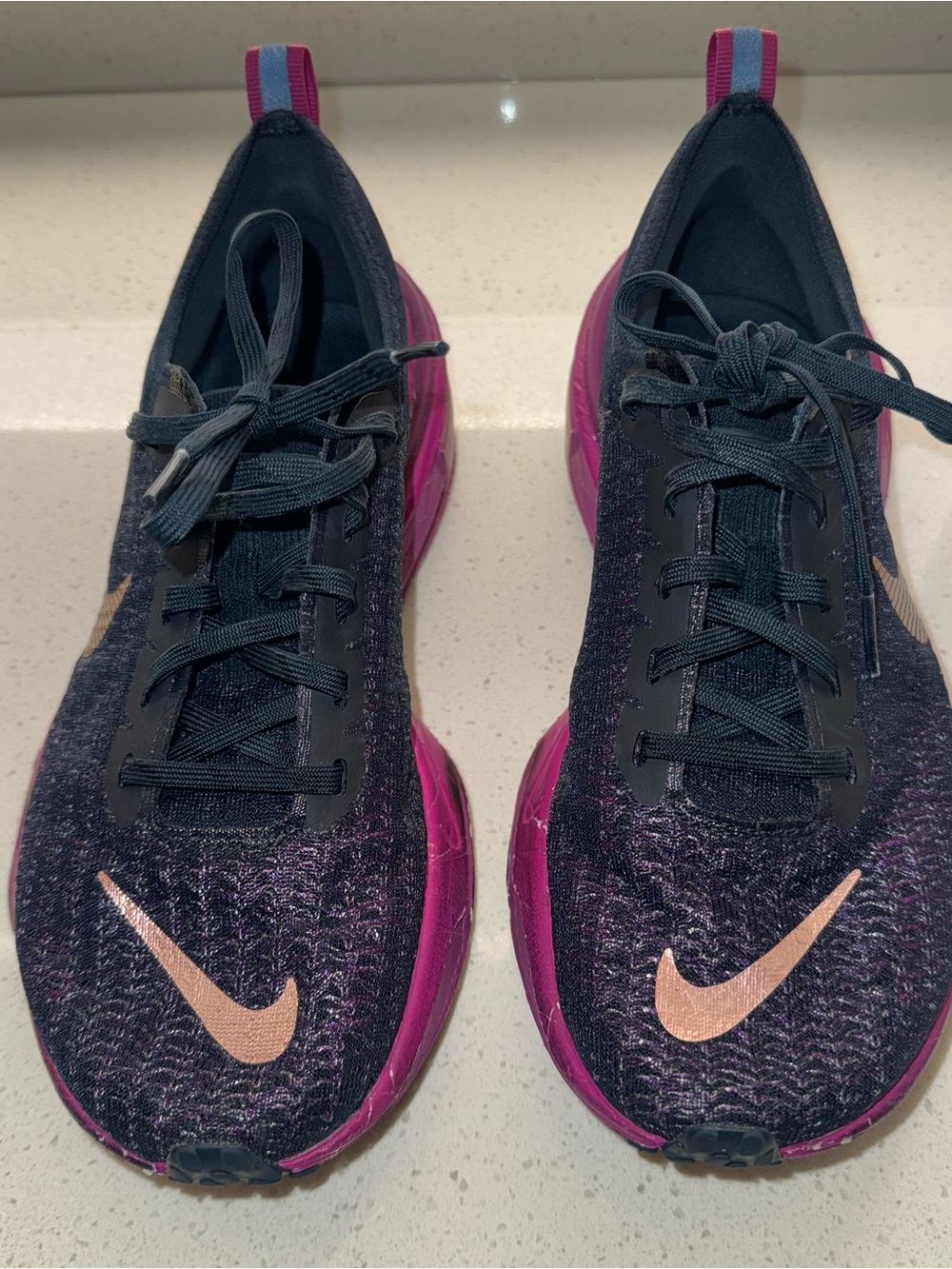 Nike ZoomX Invincible 3 DR2660-404 Womens 8 Running Shoes Dark Raisin Sneaker